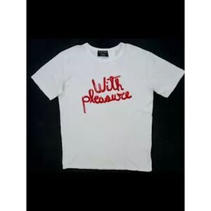 MONOGRAM Mens White Printed Classic Fit T-Shirt S